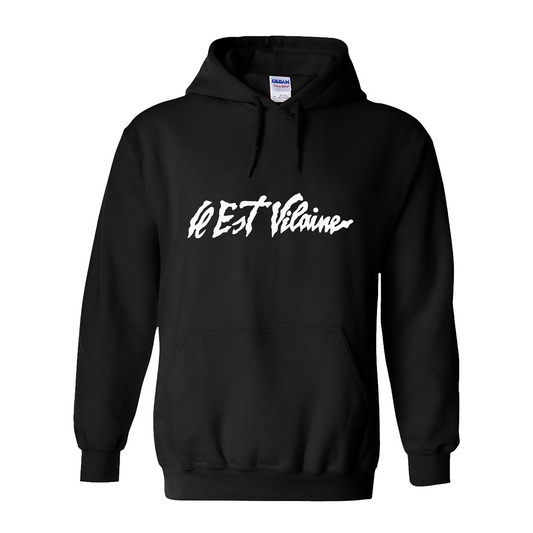 Il Est Vilaine Hoodie - Black